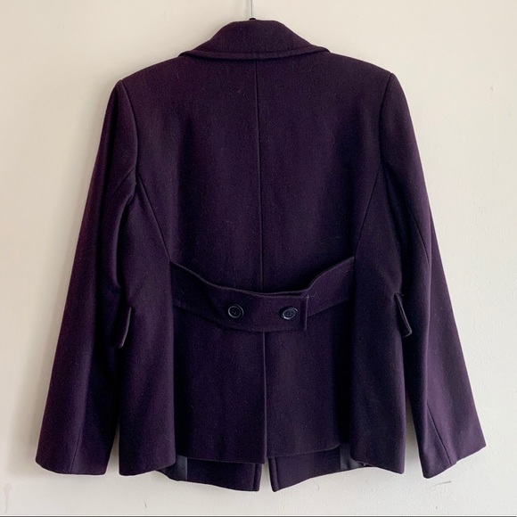 Rampage Dark Purple Winter Peacoat - Picture 2 of 5